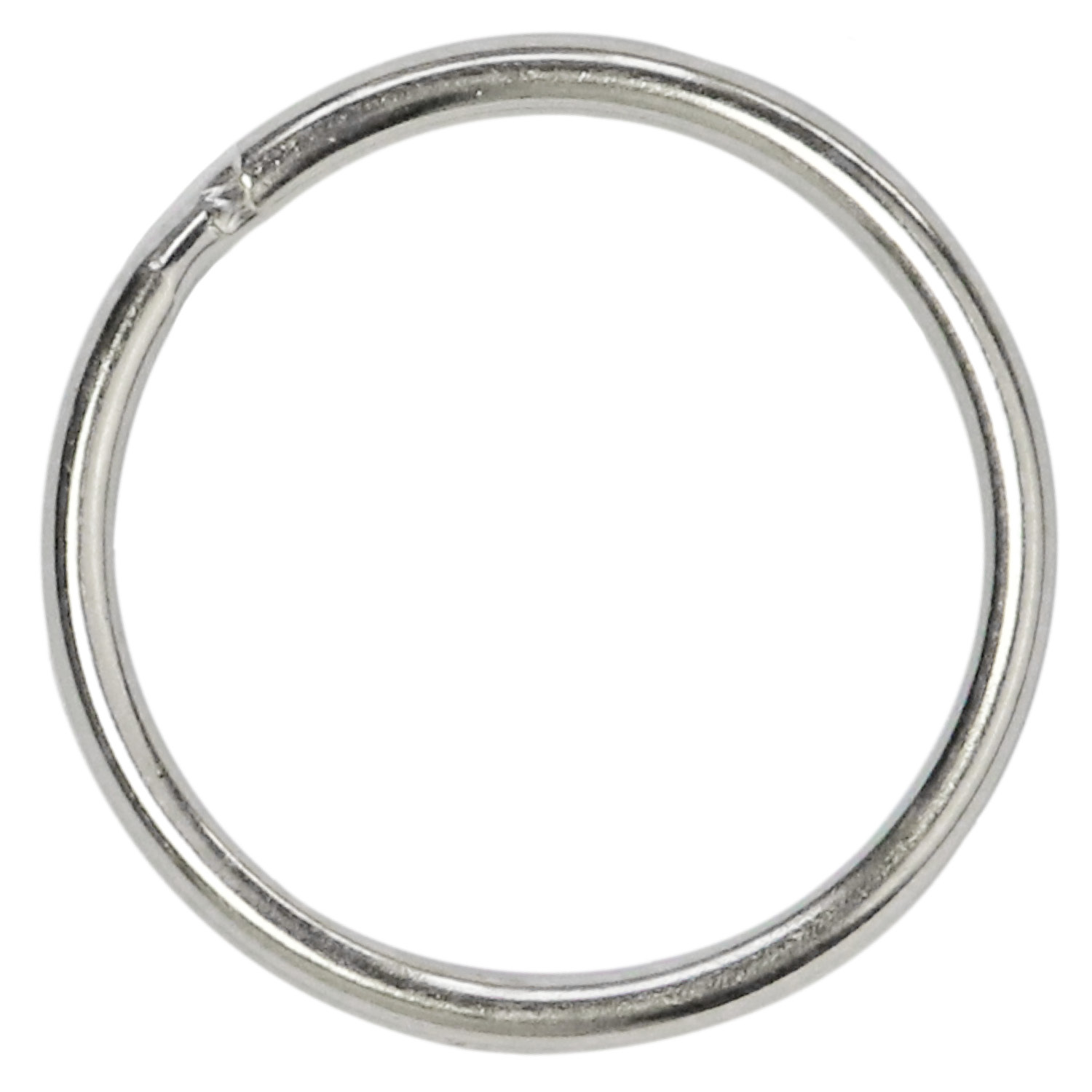 Key Rings Key Chain Metal Split Ring Bulk (Round Edged 1 Inch Diameter)  100pcs, for Home Car Keys Organization, Arts & Crafts, Lanyards, Lead Free  Nickel Plated Silver 